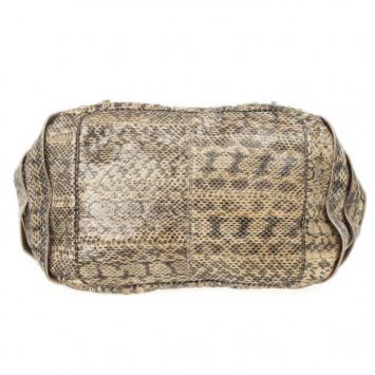 Donna Jimmy Choo Bree Snakeskin Tote in vendita