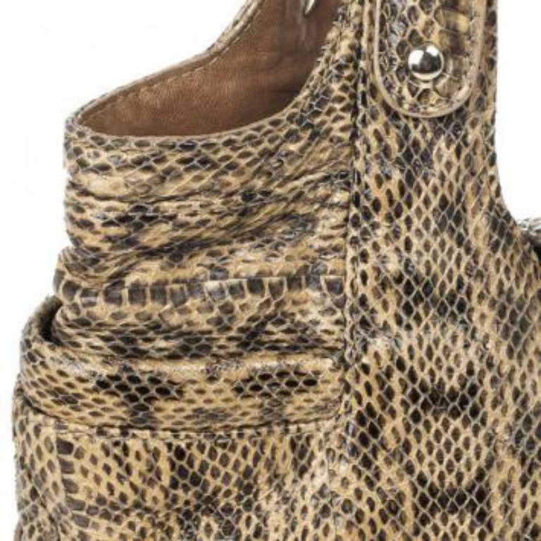 Jimmy Choo Bree Snakeskin Tote in vendita 2