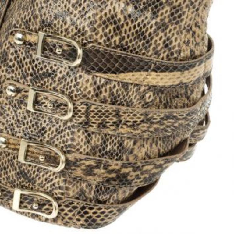 Jimmy Choo Bree Snakeskin Tote in vendita 3