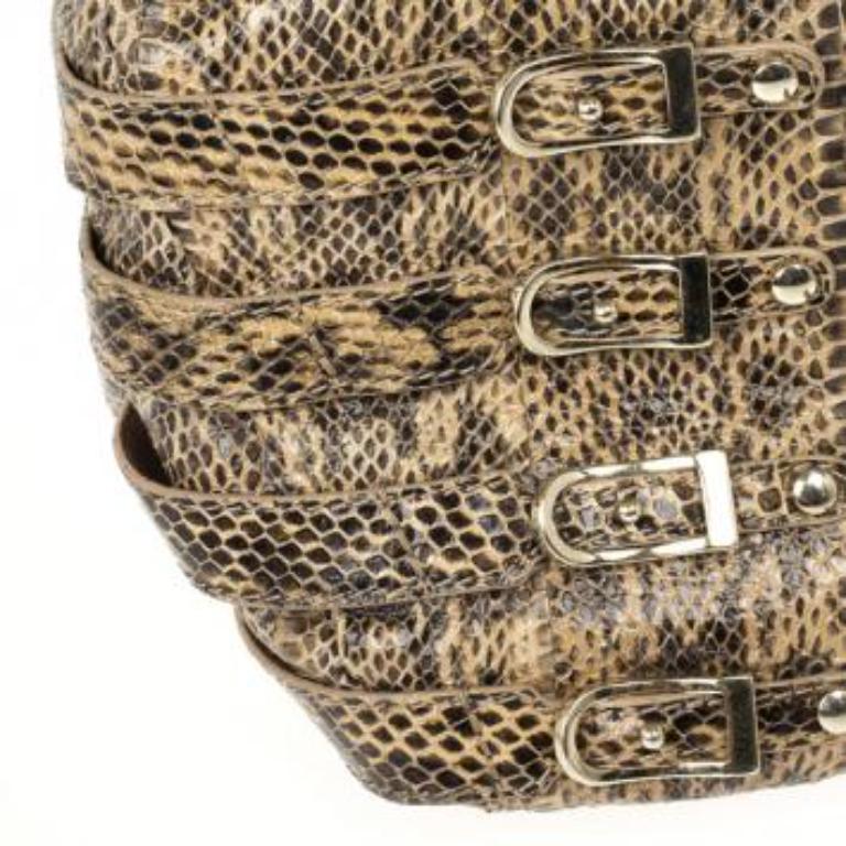 Jimmy Choo Bree Snakeskin Tote in vendita 4
