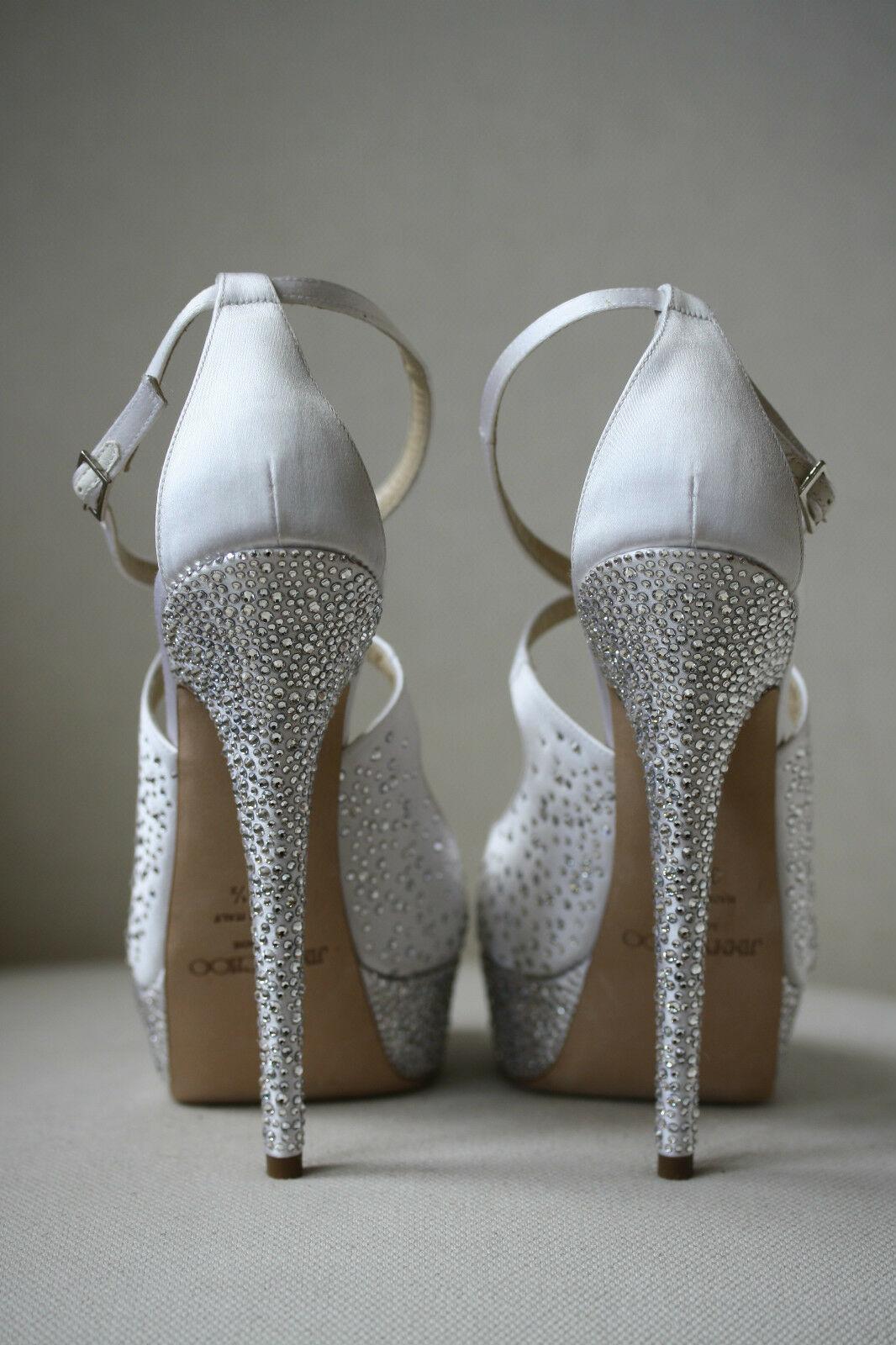 jimmy choo crystal wedding shoes
