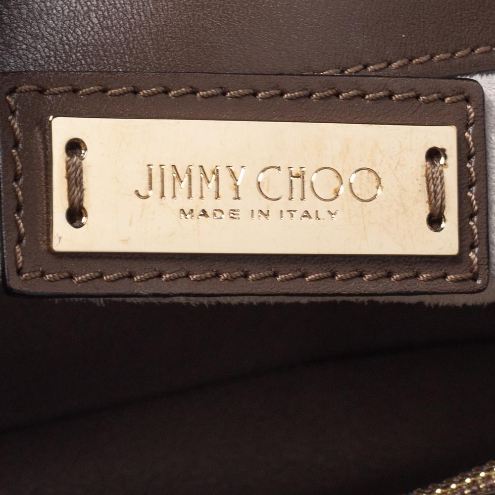 Jimmy Choo Brown Leather Alfie Tote 4