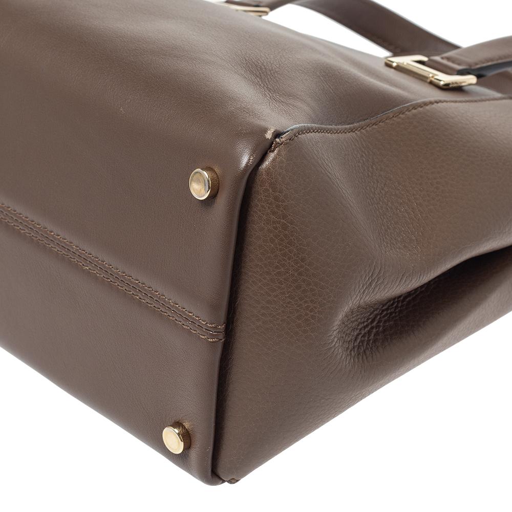 Jimmy Choo - Tote Alfie in pelle marrone 2