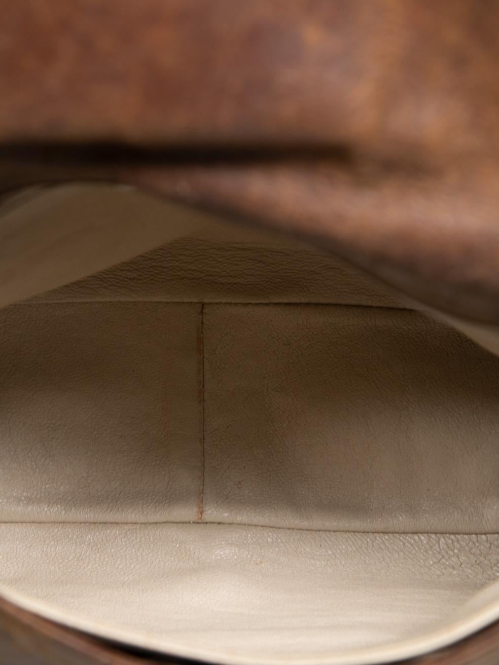 Jimmy Choo Brown Leather Medium Shoulder Bag 2