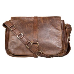 Jimmy Choo Brown Leather Medium Shoulder Bag