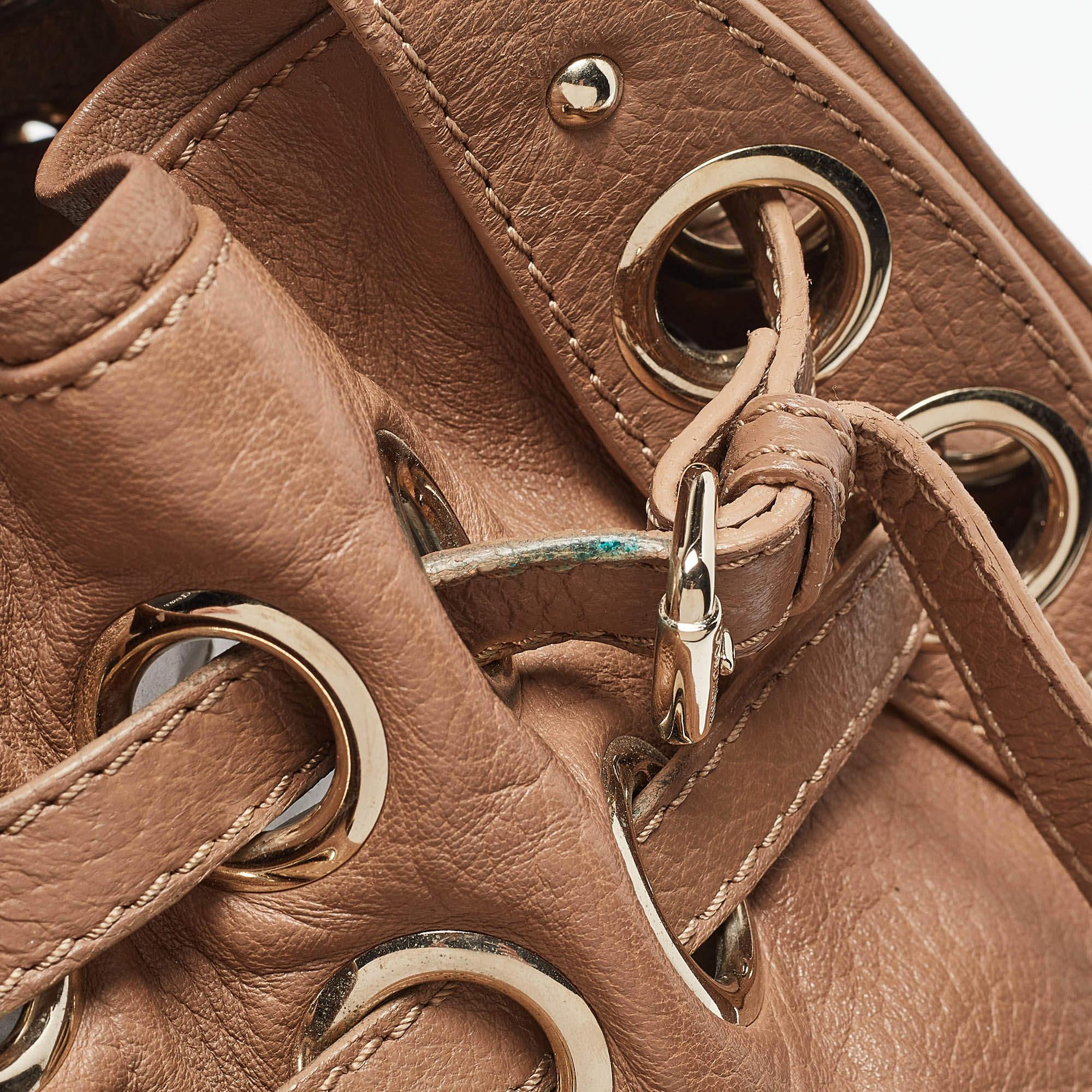 Jimmy Choo Brown Leather Ramona Shoulder Bag 2