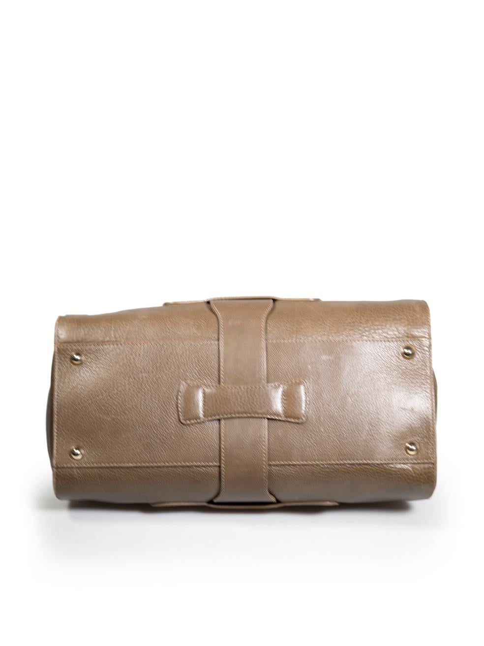 Women's Jimmy Choo Brown Leather Rosalie Satchel Bag