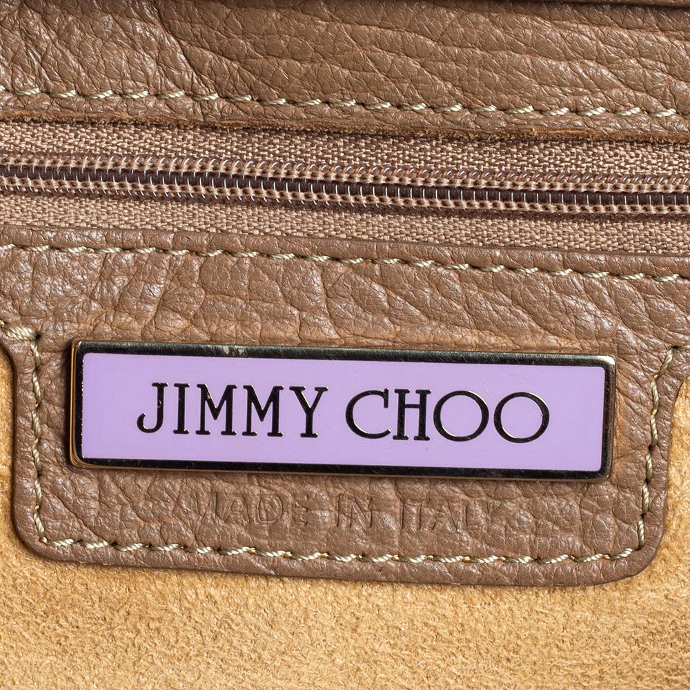 Jimmy Choo Brown Leather Rosalie Satchel 2