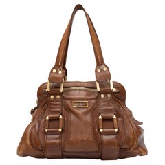 Sac à bandoulière Jimmy Choo en cuir marron