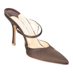 Jimmy Choo Brown Pointed Toe Heels Size IT 38