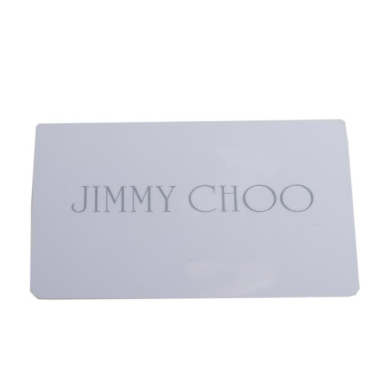 Jimmy Choo Brown Shimmer Woven Suede Zulu Clutch 7
