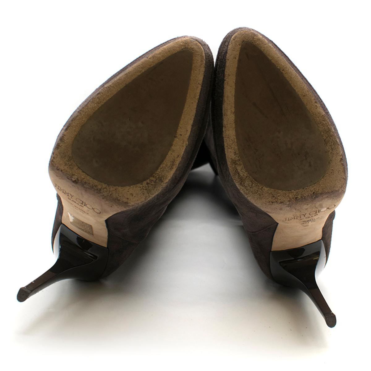 Jimmy Choo Brown Suede Over-the-Knee Boots Size 38.5 1