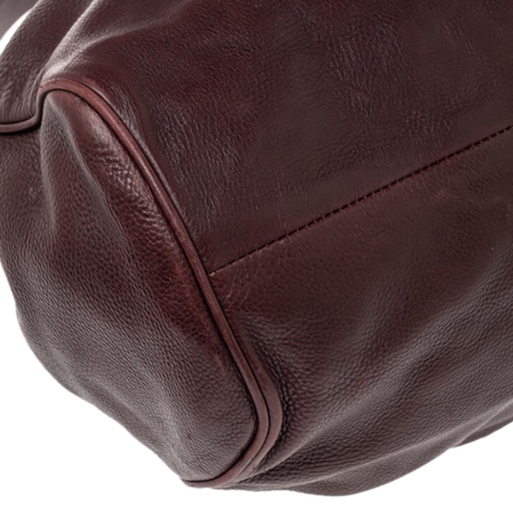 Jimmy Choo Burgundy Leather Ramona Tote Bag 2