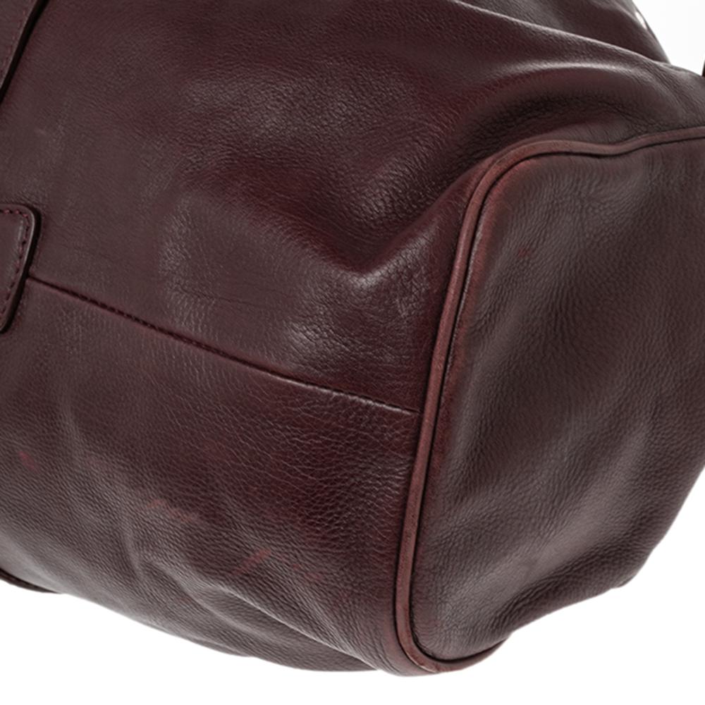 Jimmy Choo Burgundy Leather Ramona Tote Bag 3