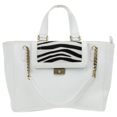 Jimmy Choo Gold Leather Mahala Tote For Sale at 1stdibs