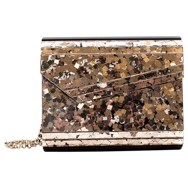 Jimmy Choo Candy Glitter Acrylic Clutch For Sale at 1stDibs jimmy