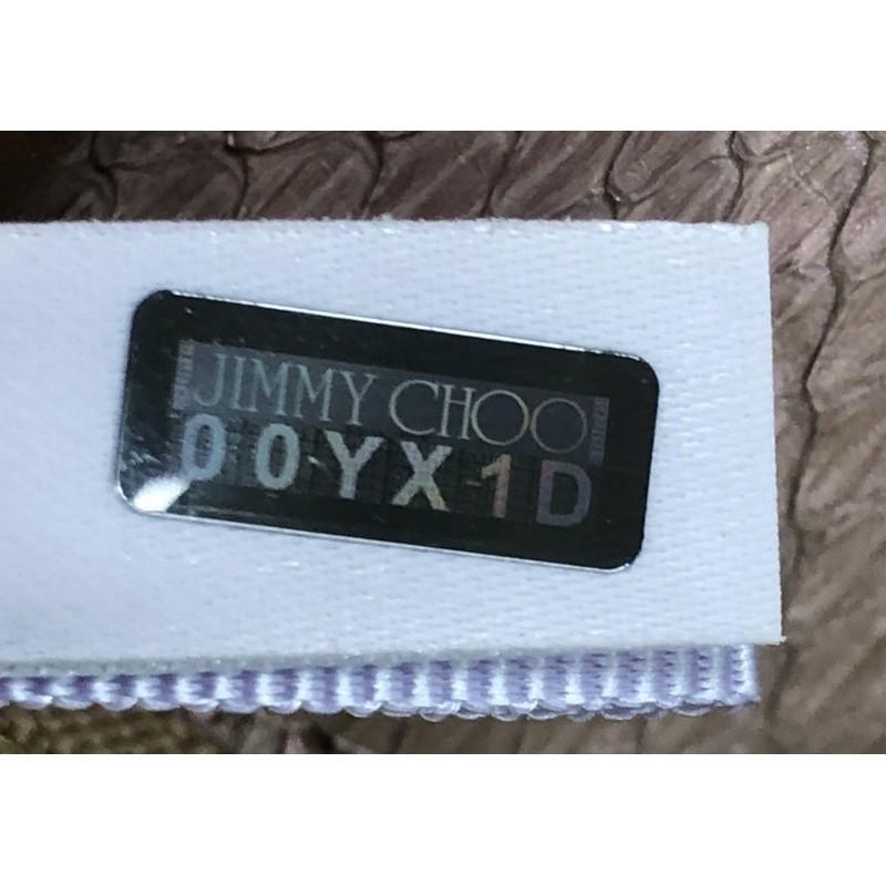 Jimmy Choo Chandra Chain Clutch Snakeskin 2