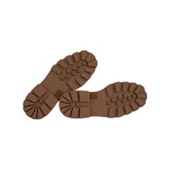 Jimmy Choo Chelsea Ankle Boot Clayton Flat Crystal Embellished Caramel Suede 38