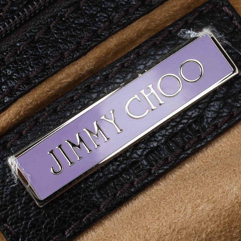 Jimmy Choo Choco Brown Leather Tulita Hobo 1