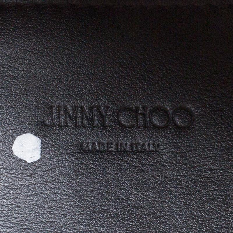 Jimmy Choo Cognac/Black Suede and Leather Satchel 5