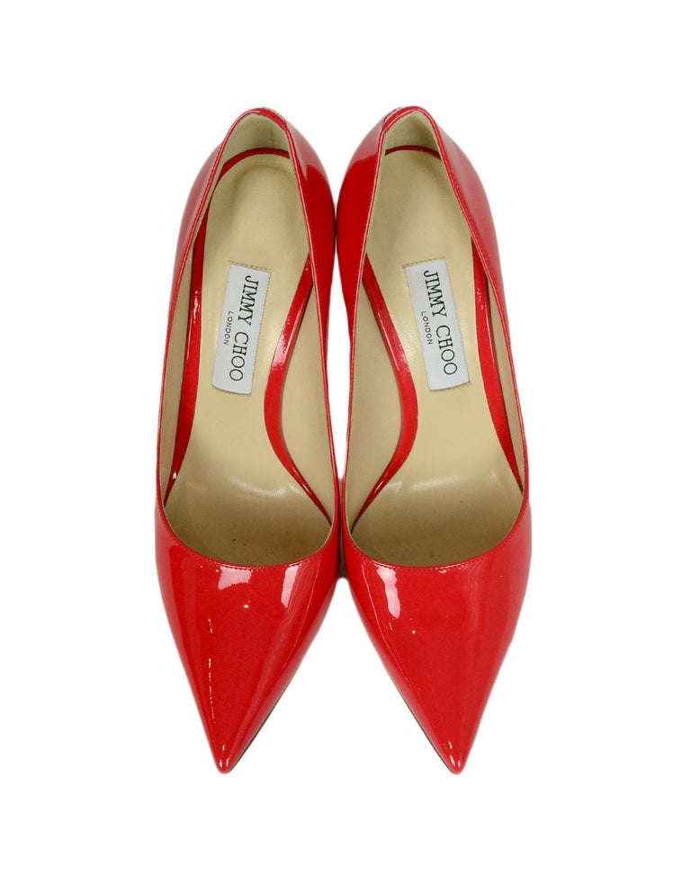 Jimmy Choo Coral Patent Leather 