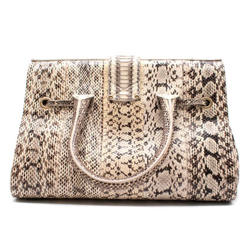cream top handle bag