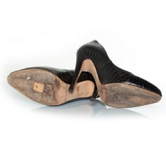 Jimmy Choo, Croco printed heels in black