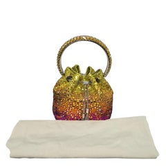 Jimmy Choo Crystal Embellished Top Handle Bon Bon Bucket