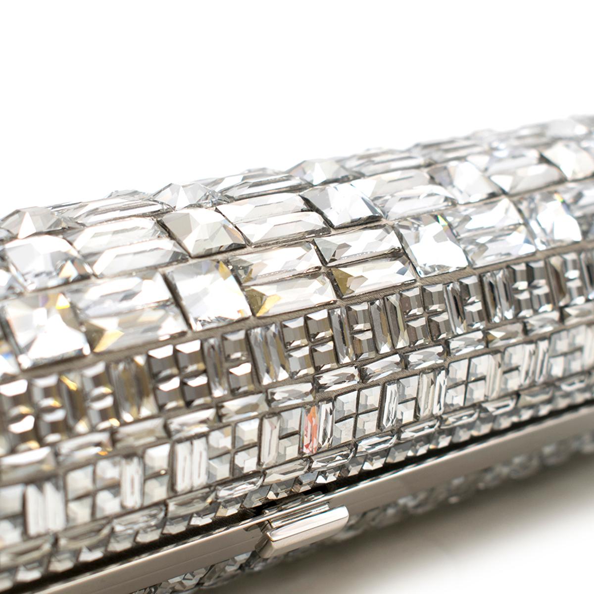 Jimmy Choo Crystal Embellished Tube Clutch Bag 2