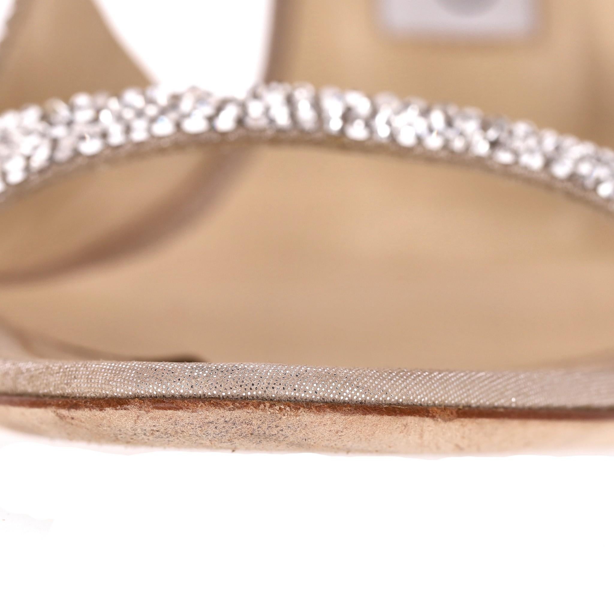 Jimmy Choo Crystal Lance Sandals 5