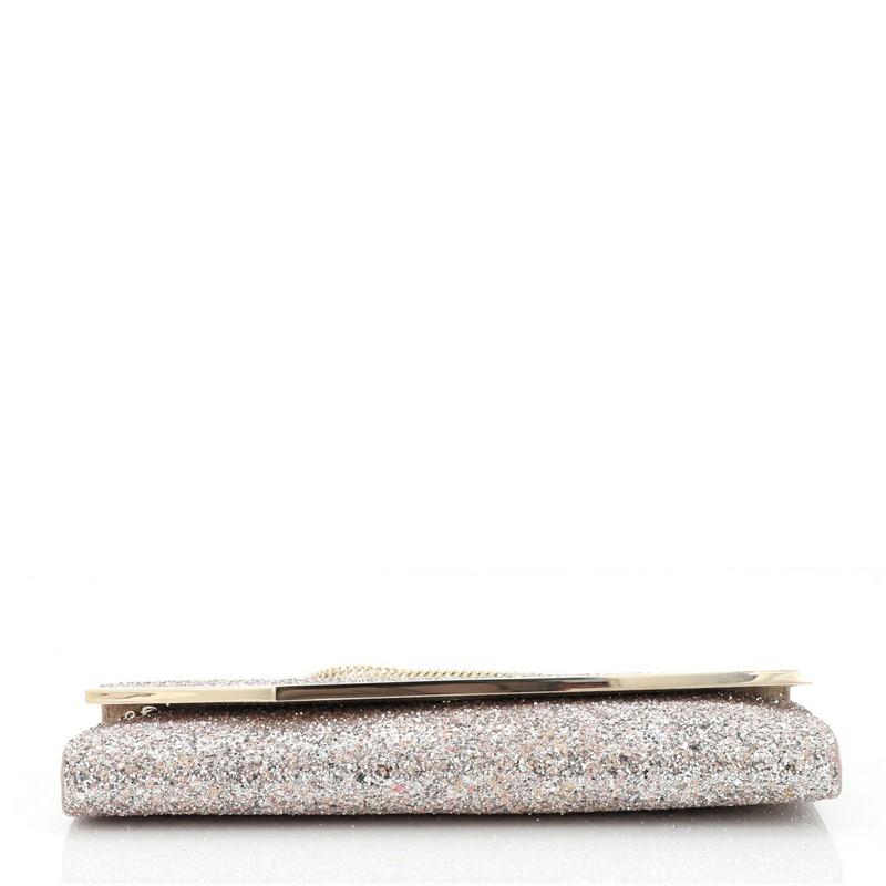 Women's or Men's Jimmy Choo Erica Clutch Glitter Leather