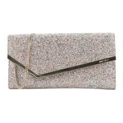 Jimmy Choo Erica Clutch Glitter Leather