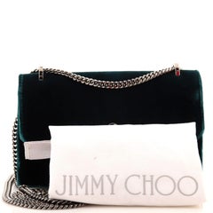 Jimmy Choo  Finley Shoulder Bag Velvet Small