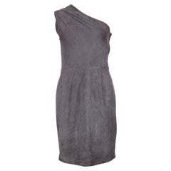 Jimmy Choo for H&M, One shoulder suede dress