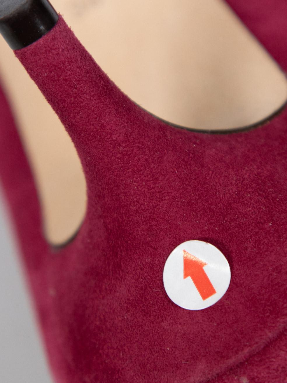 Jimmy Choo Fuchsia Suede Low Heel Pumps Size IT 38 3