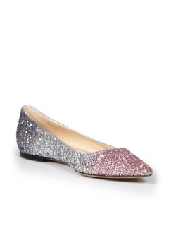 Jimmy Choo Glitter Accent Romy Flats Size IT 36