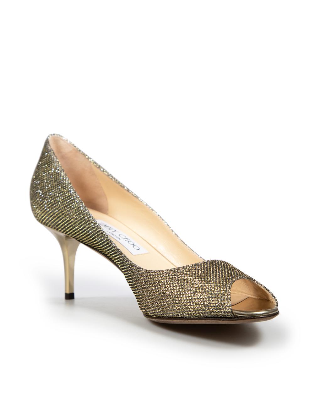 CONDITION is Very good. Minimal wear to the shoes is evident, there is a mark on the left side of the left shoe and small scratches on the heels of this used Jimmy Choo designer resale item. This item comes with the original box.
 
 Details
 
 
