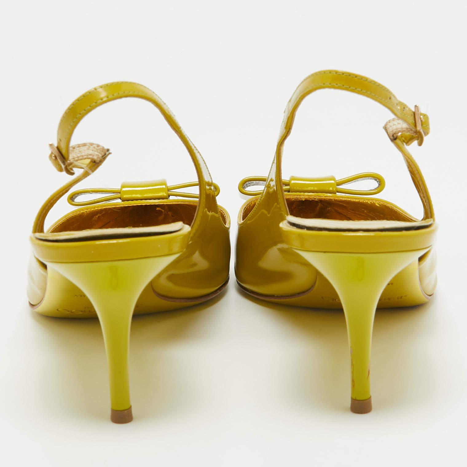 Donna Jimmy Choo - Pumps in pelle verniciata verde taglia 39