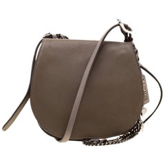 Jimmy Choo Grey Leather BonBon Crossbody Bag