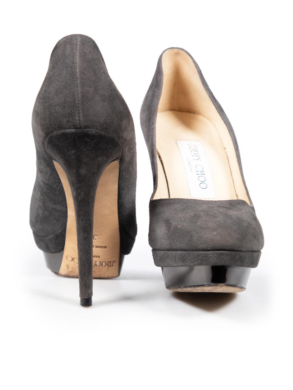 Gris Jimmy Choo escarpins à plateforme grises taille IT 36 en vente
