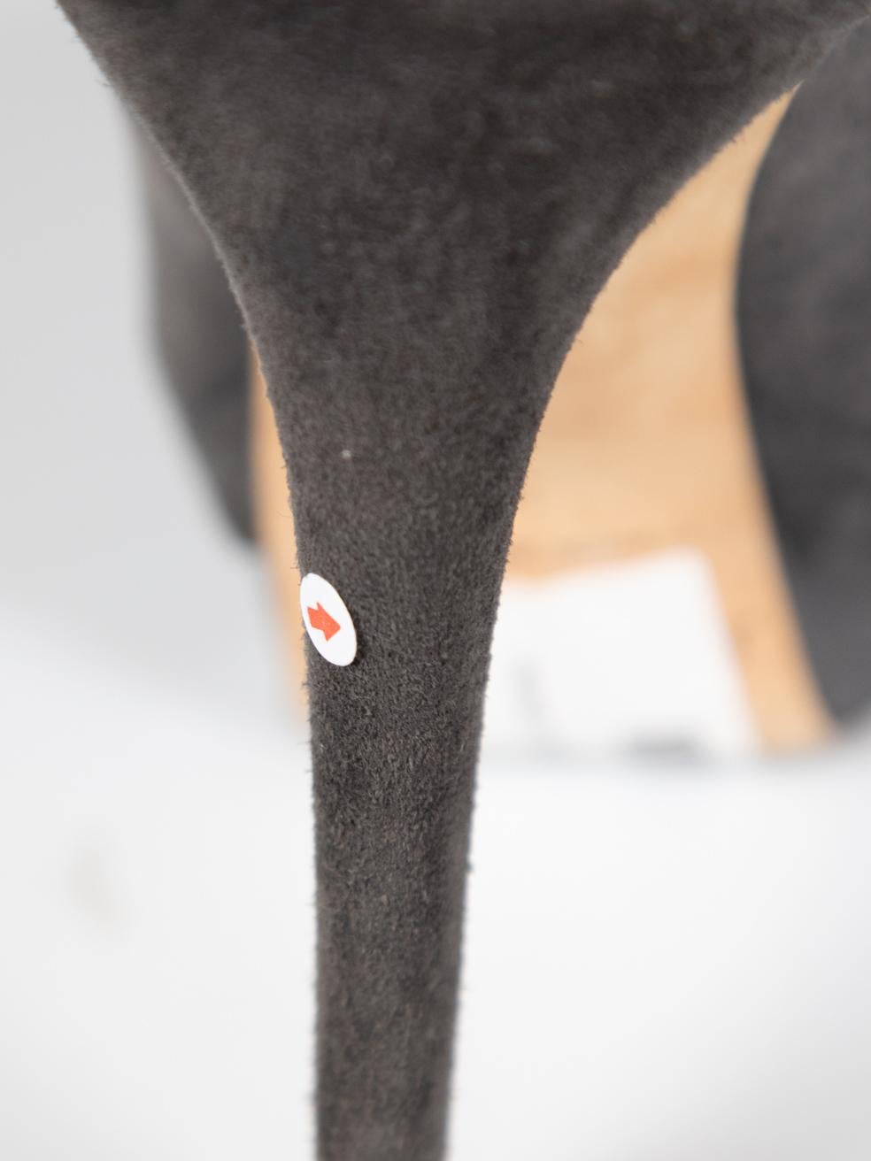 Jimmy Choo escarpins à plateforme grises taille IT 36 en vente 2