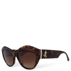 JIMMY CHOO Havana ANAHI TORTOISE BUTTERLY Sunglasses Gradient Brown 5013U