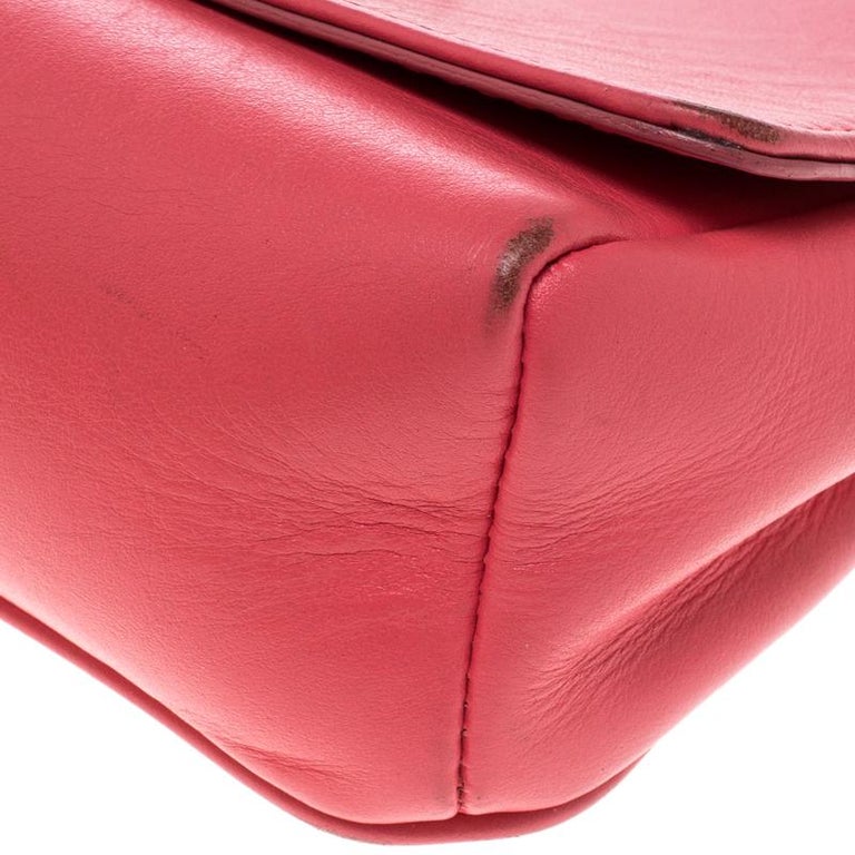 Jimmy Choo Hot Pink Leather Mini Ruby Crossbody Bag For Sale at 1stDibs