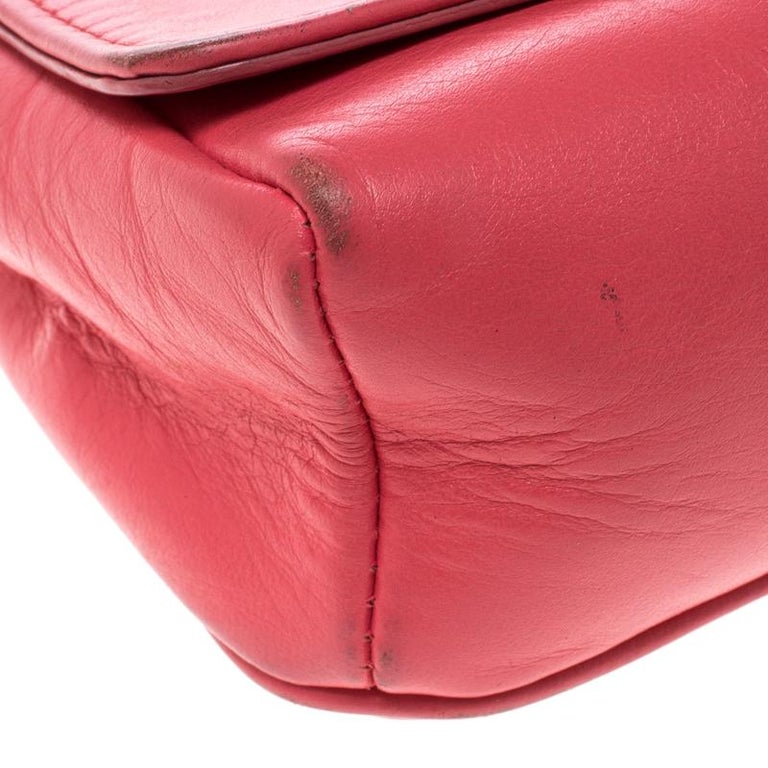 Jimmy Choo Hot Pink Leather Mini Ruby Crossbody Bag For Sale at 1stDibs