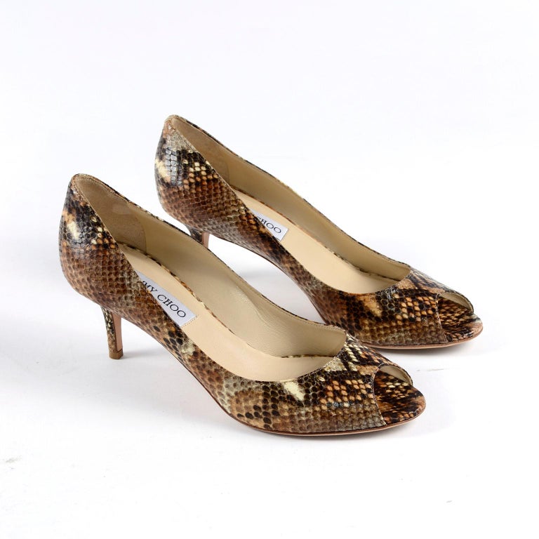 wide fit snakeskin heels