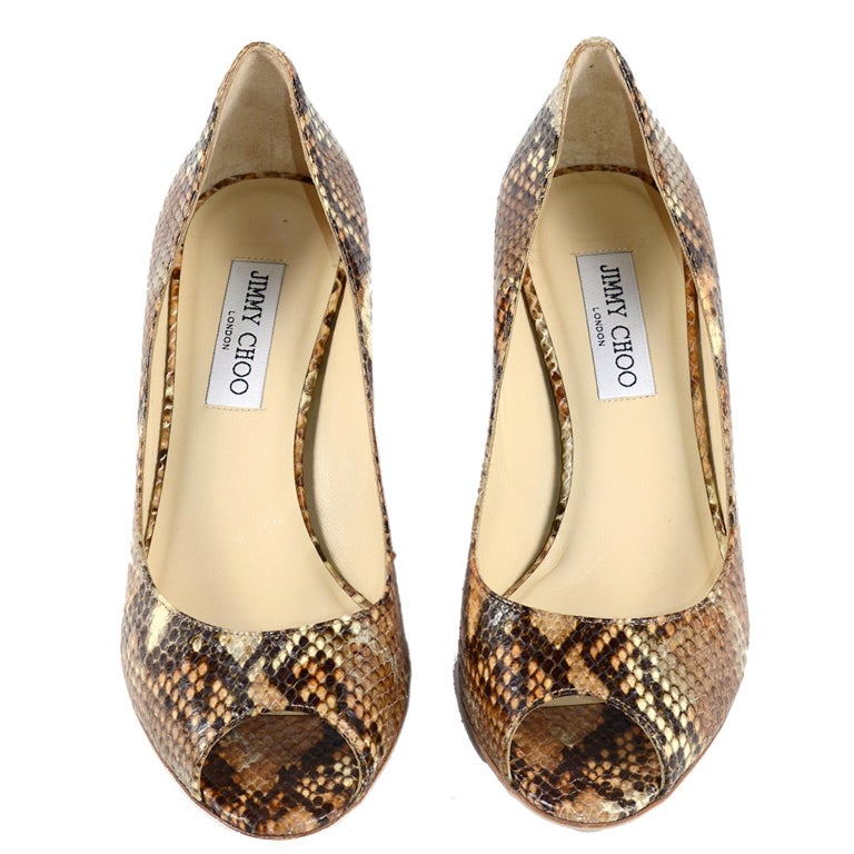 wide fit snakeskin heels