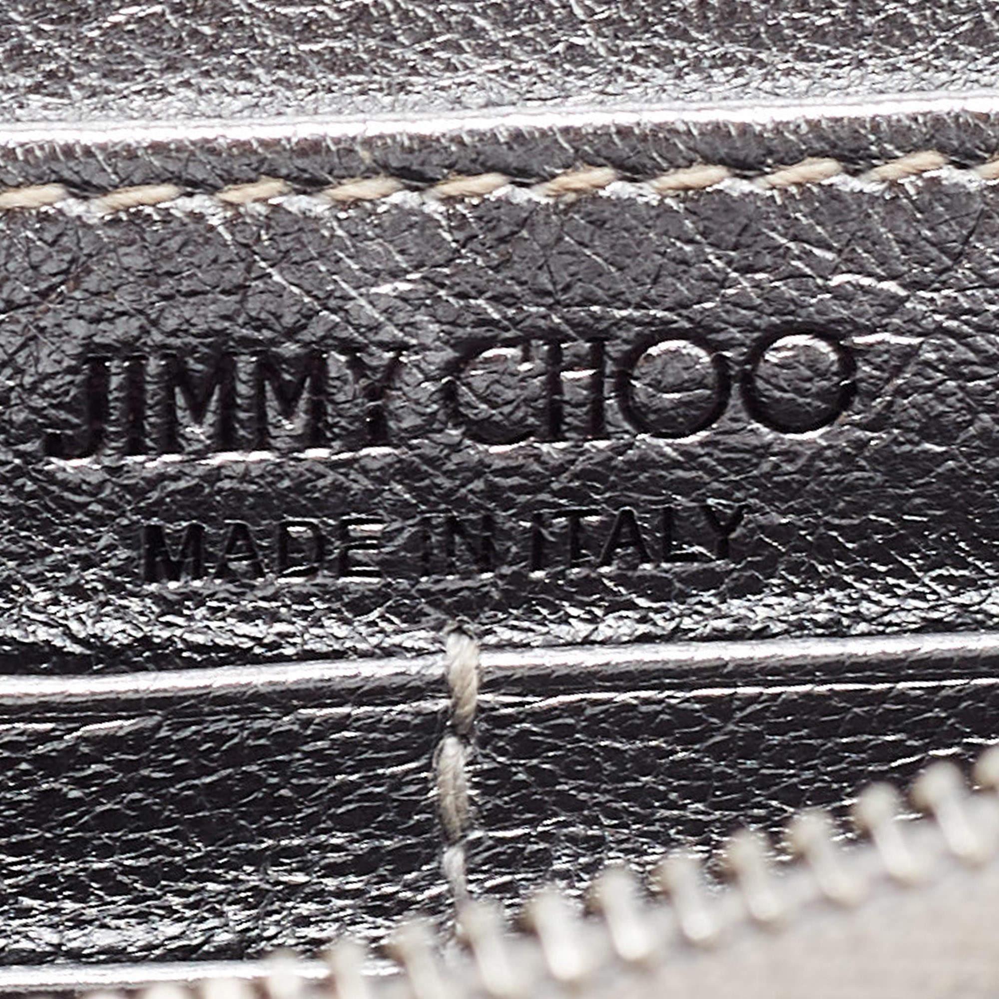 Jimmy Choo JC Embossed Patent Leather Palace Clutch Bag 3