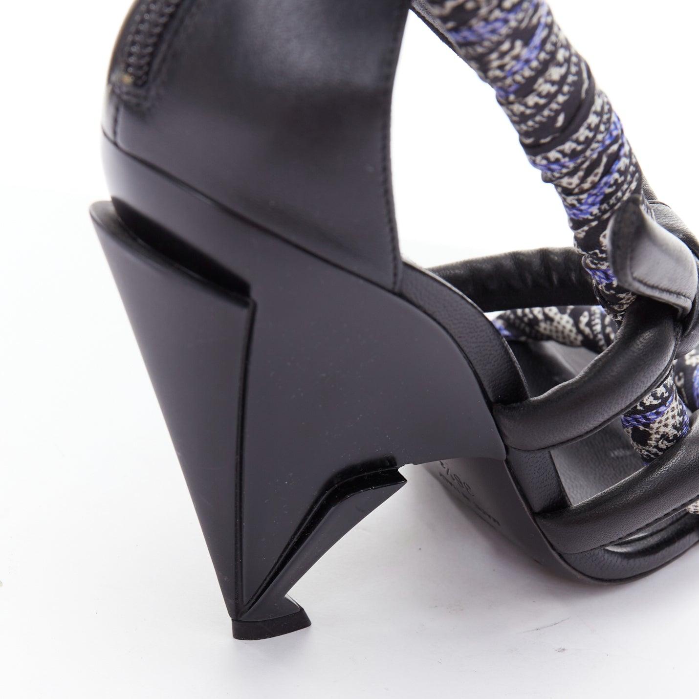 JIMMY CHOO Kalypso escarpins à talons architecturaux noirs EU36,5 en vente 3