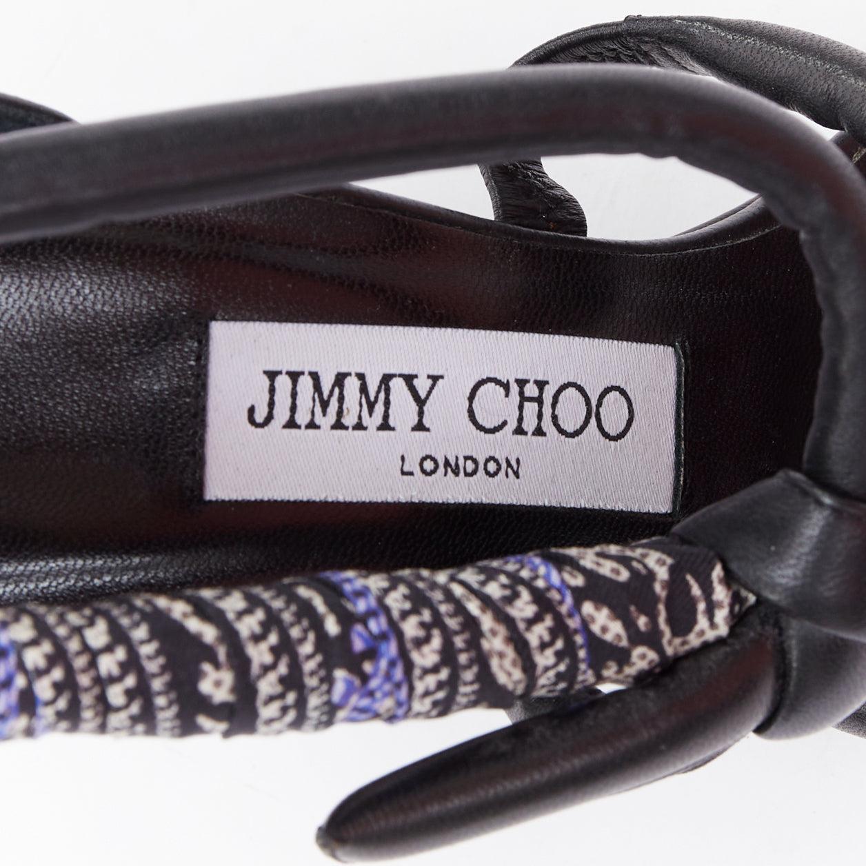 JIMMY CHOO Kalypso escarpins à talons architecturaux noirs EU36,5 en vente 4