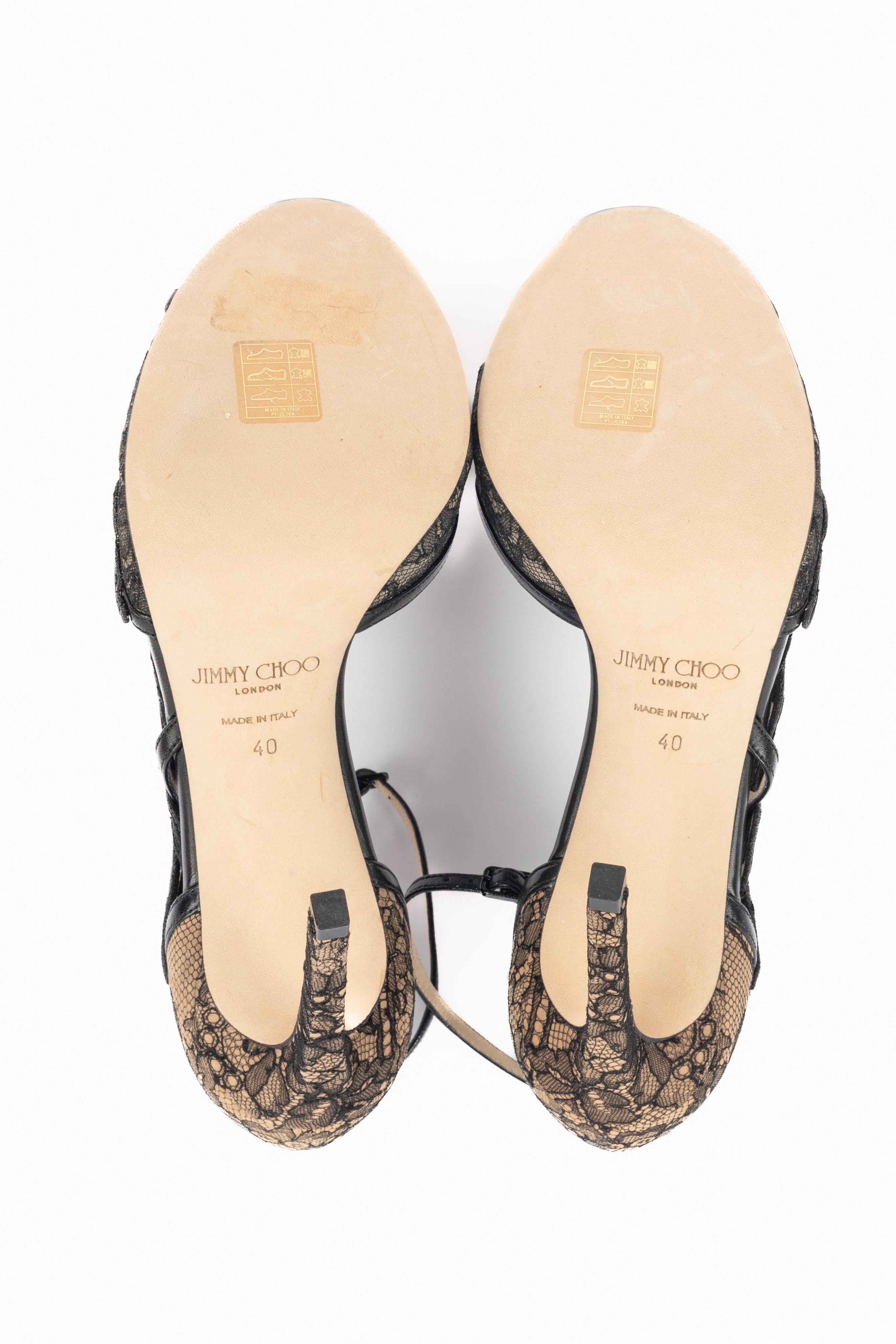 Scarpe a spillo in pizzo Jimmy Choo in vendita 6